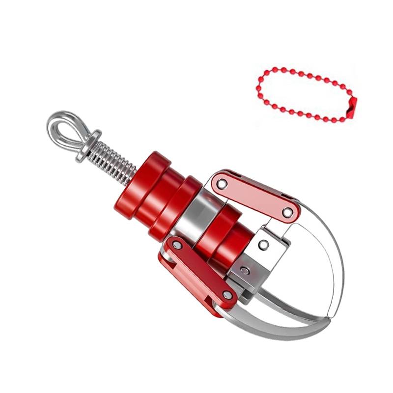 Mllepjdh Drücken Sie Die Klauenschlüsselkette ABS Dull Machine Grab Clip Tastatur Secure Holder Für Taste Rucksacks Fun Simulationszubehör von Mllepjdh