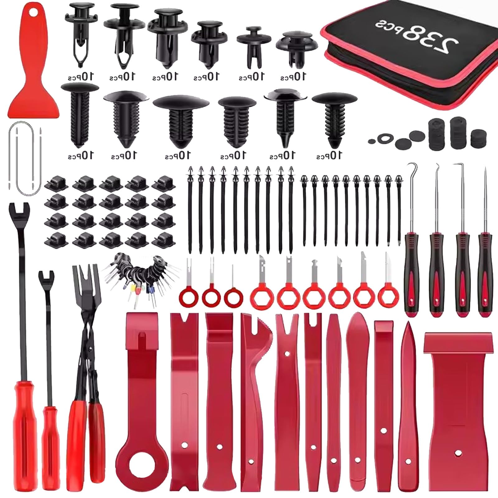 Mllepjdh Hochleistungs Auto Stereo Entfernungswerkzeug 238pcs Nicht Kratzen Nylon Pry Stab Stangen Clip Extraktoren Für Professionelle Mechanik Mllepjdh Hochleistungs Auto Stereo Entfernungswerkzeug 238pcs Nicht Kratzen Nylon Pry Stab Stangen Clip Extraktoren Für Professionelle Mechanik von Mllepjdh