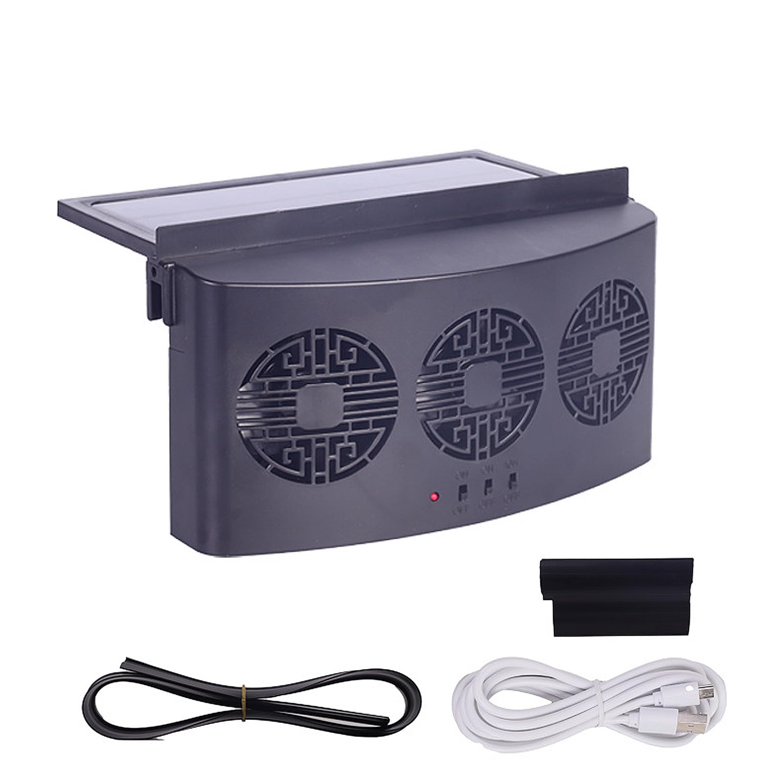 Mllepjdh Universalautokühlerer Heckscheibenkühler USB Ladung Solarantrieb Abluftlüftungswagenlüftungslüftungslüftungskühler Mllepjdh Universalautokühlerer Heckscheibenkühler USB Ladung Solarantrieb Abluftlüftungswagenlüftungslüftungslüftungskühler von Mllepjdh