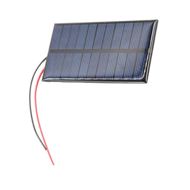 Solarzellenzelle Mit Draht 5 V 120 0 8W Kleines Zellmodul Polysilicon Board Ladeplatte Tragbare Sonnenplatte von Mllepjdh