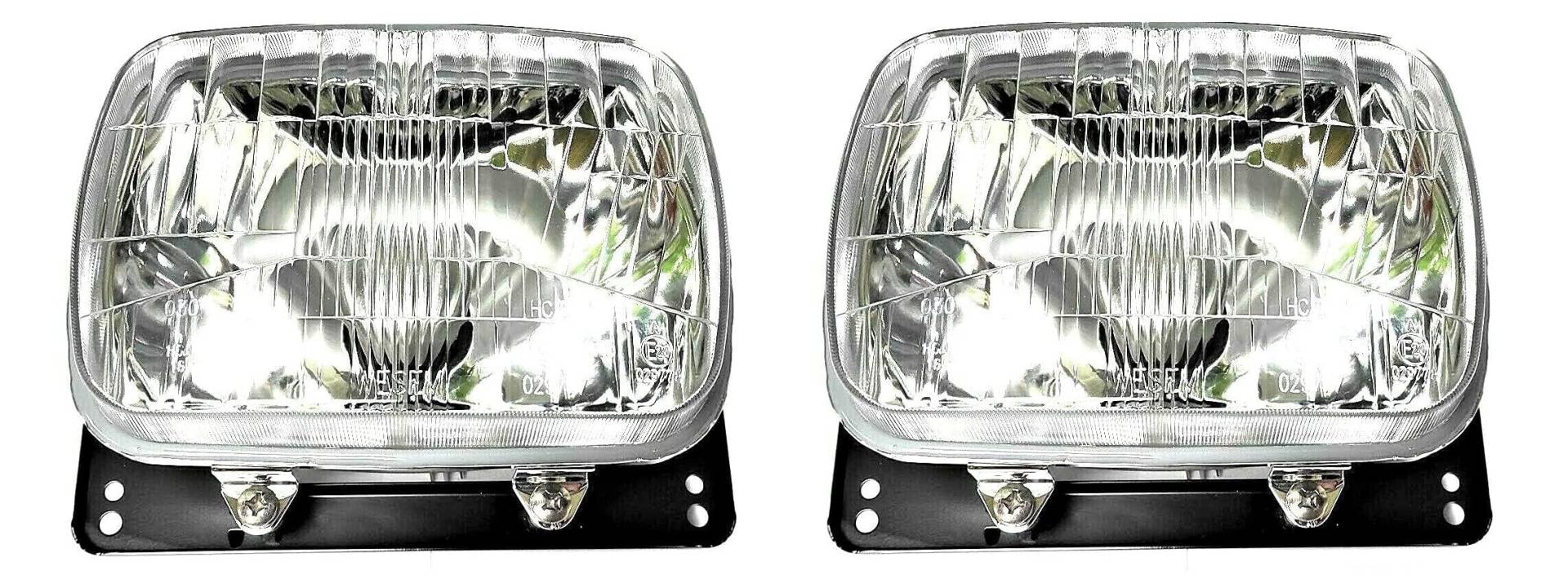 MelTruck® 2x Scheinwerfer H4 Hauptscheinwerfer 12V 24V Positionslicht New Holland Traktor von MelTruck