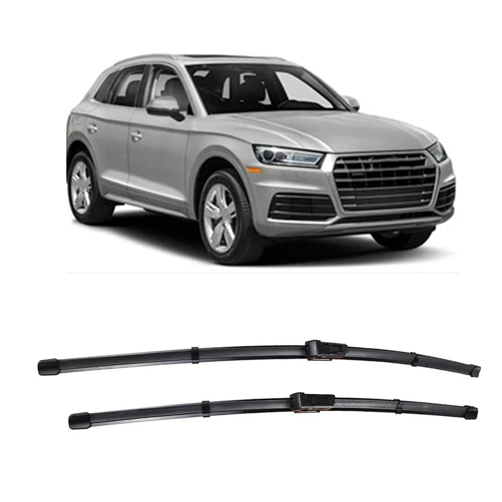 Scheibenwischer-Set Vorne, für Audi Q5 2018-2023 Scheibenwischer Klare Sicht Wischblätter Auto Zubehör 26"+20" von MoDma