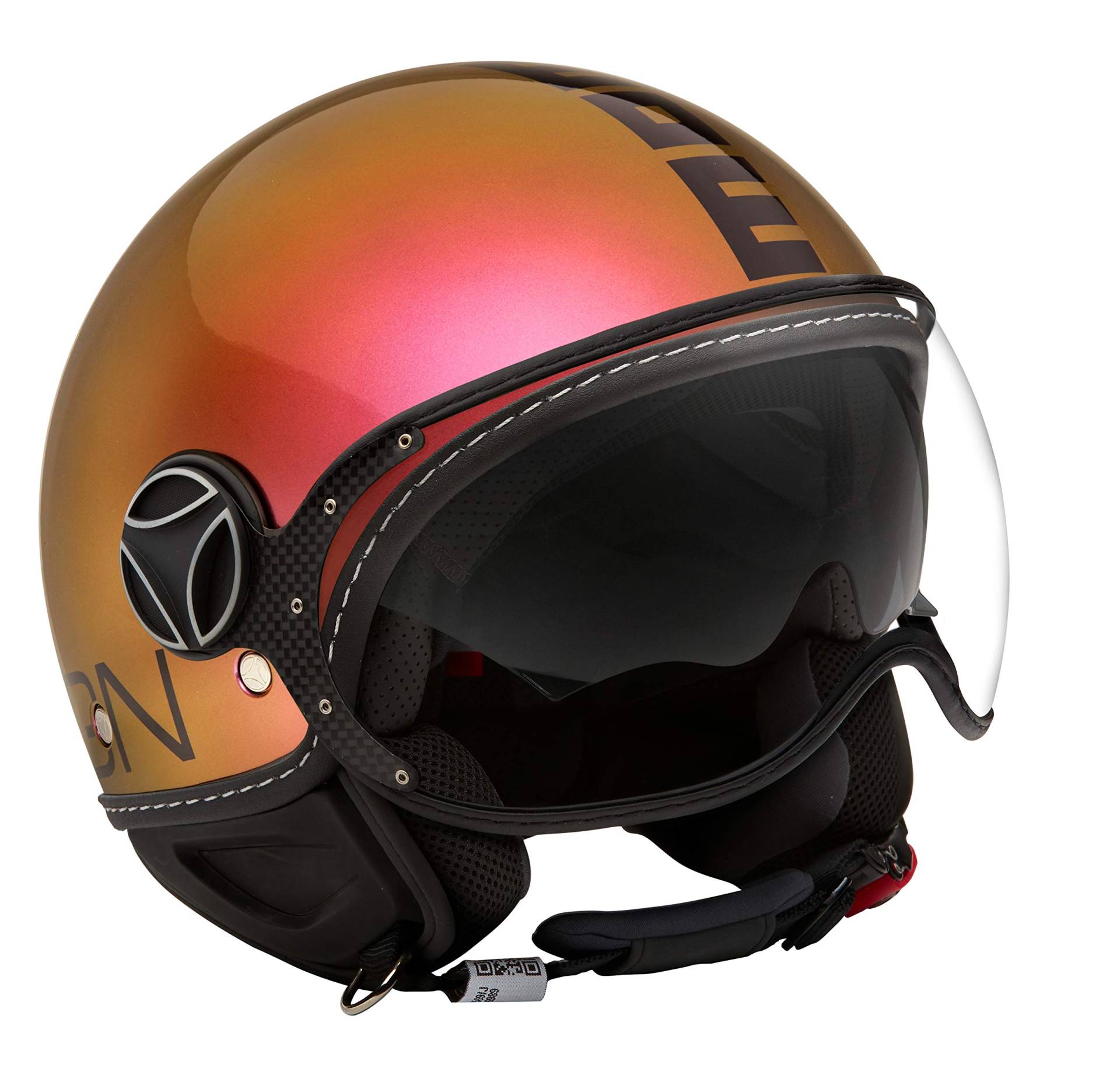 MoMo Herren Casco CLS Pop Gloss S Helmet, Fuxia GLOS/Copper von MoMo