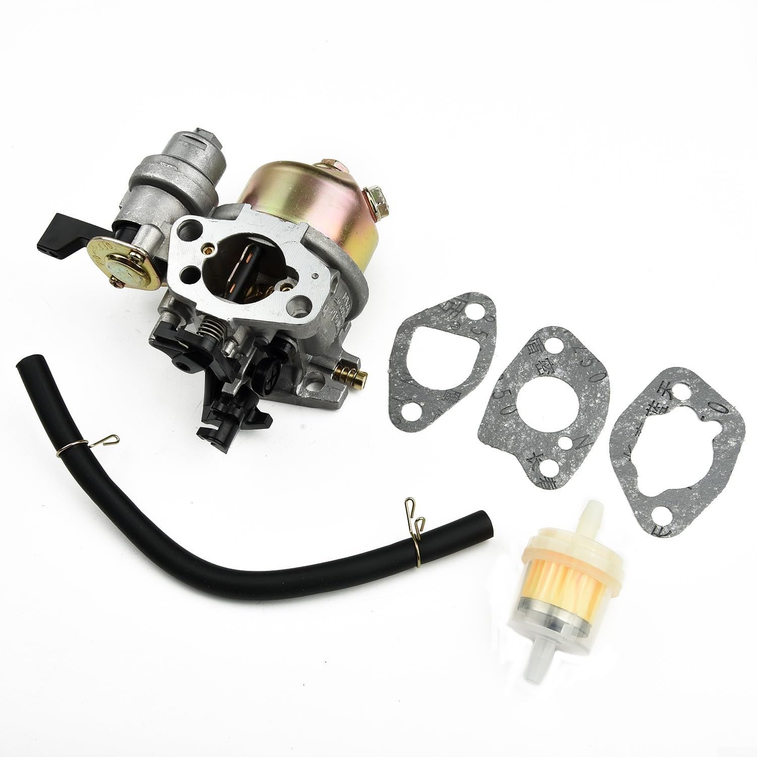 Ersatz für Vergaser-Baugruppe für Honda GXV120 GXV140 GXV160, komplettes Set mit notwendigen Kraftstoffkomponenten Ersatz für Vergaser-Baugruppe für Honda GXV120 GXV140 GXV160, komplettes Set mit notwendigen Kraftstoffkomponenten von MoSundi