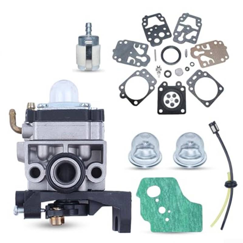Für Honda GX35 Motor für Vergaser-Kit inklusive Dichtung, Kraftstoffleitung und wichtigen Reparaturkomponenten von MoSundi