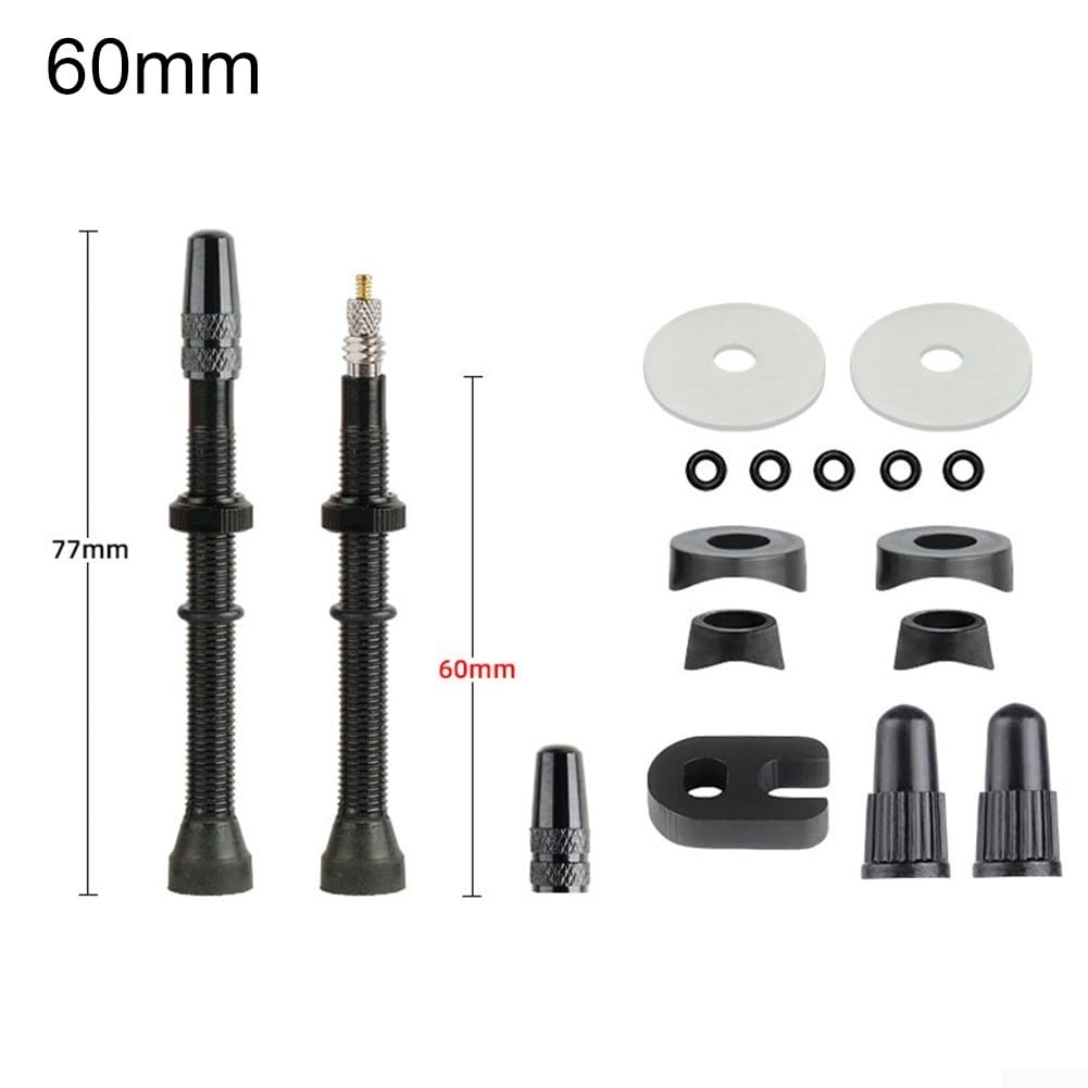 Funktionelle und stilvolle Fahrradventildüse, leichte Aluminiumlegierung für einfache Handhabung (40 mm) von MoSundi