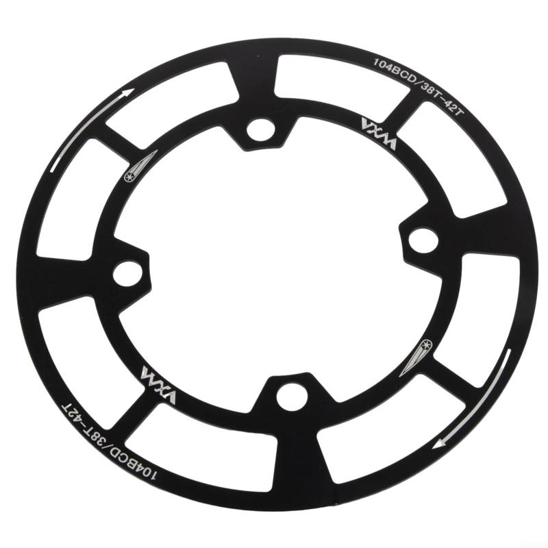 Mountainbike-Scheibenschutz BCD104 mm Kettenschutz für 32T 42T Ritzel leichte Aluminiumlegierung Schutz (38T-42T) von MoSundi