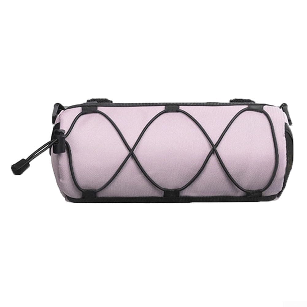 Nylon Lenkertasche für Fahrräder mit Befestigungsmethoden Wasserdichtes und kompaktes Design (lila) von MoSundi