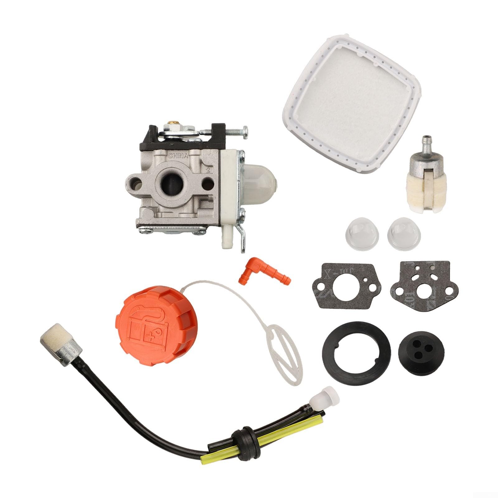 Vergaser-Set, geeignet für Echo PB 2520 Laubbläser, gewährleistet Kompatibilität mit Teilenummern einschließlich A021004700 Vergaser-Set, geeignet für Echo PB 2520 Laubbläser, gewährleistet Kompatibilität mit Teilenummern einschließlich A021004700 von MoSundi