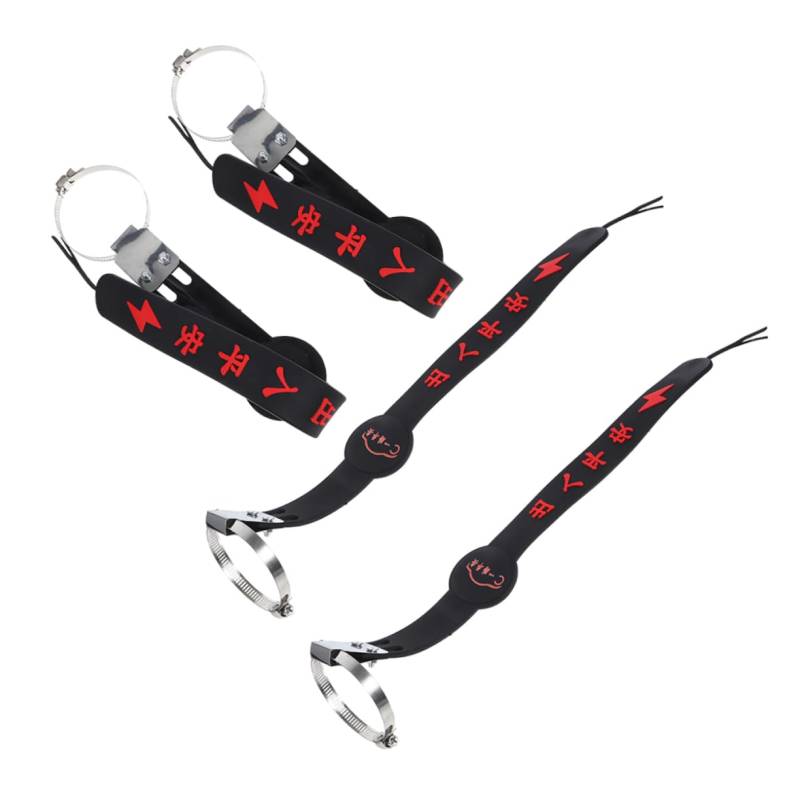 Mobestech 4 Stück Statik- Erdungsband antistatisches Armband Antistatischer Erdungsstreifen für LKW Erdungsbänder Antistatisches Klebeband für Autos Motormasseband Kieselgel von Mobestech