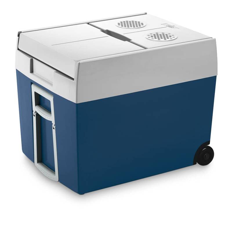 Mobicool MT48W AC/DC - elektrische Kühlbox mit Rollen passend für eine komplette Getränkekiste/Bierkiste, 48 Liter, 12 V und 230 V für Auto, Lkw, Boot, Reisemobil und Steckdose von Mobicool