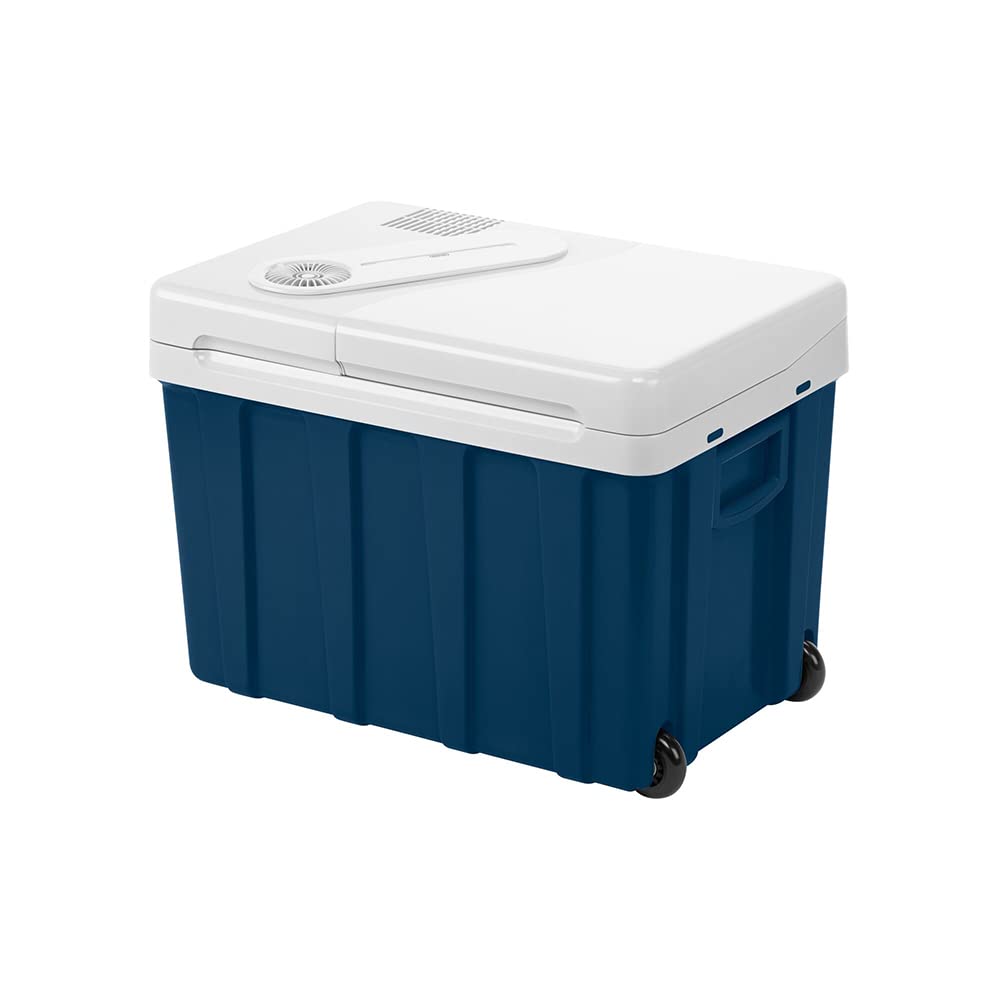 MOBICOOL MQ40W Kühlbox mit Rollen | Elektrisch | 39 L | 12V, 230V | für Auto, Boot, Reisemobil und Steckdose von Mobicool