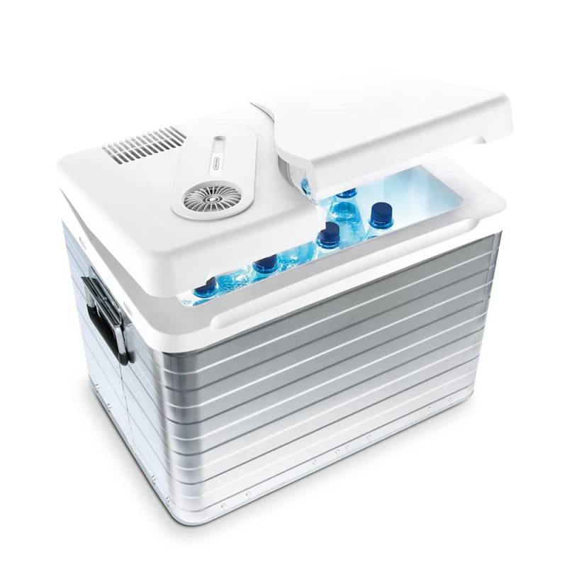 Mobicool MQ40A AC/DC - Tragbare elektrische Alu-Kühlbox, 39 Liter, 12 V und 230 V für Auto, Lkw, Boot, Reisemobil und Steckdose, Aluminium-Gehäuse von Mobicool