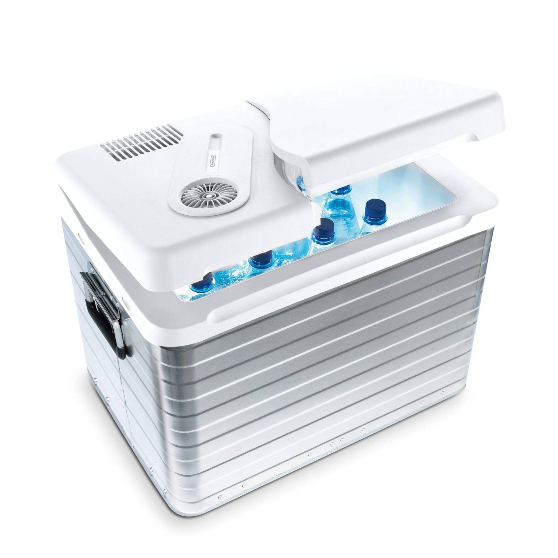 Mobicool MQ40A AC/DC - Tragbare elektrische Alu-Kühlbox, 39 Liter, UK-Version von Mobicool