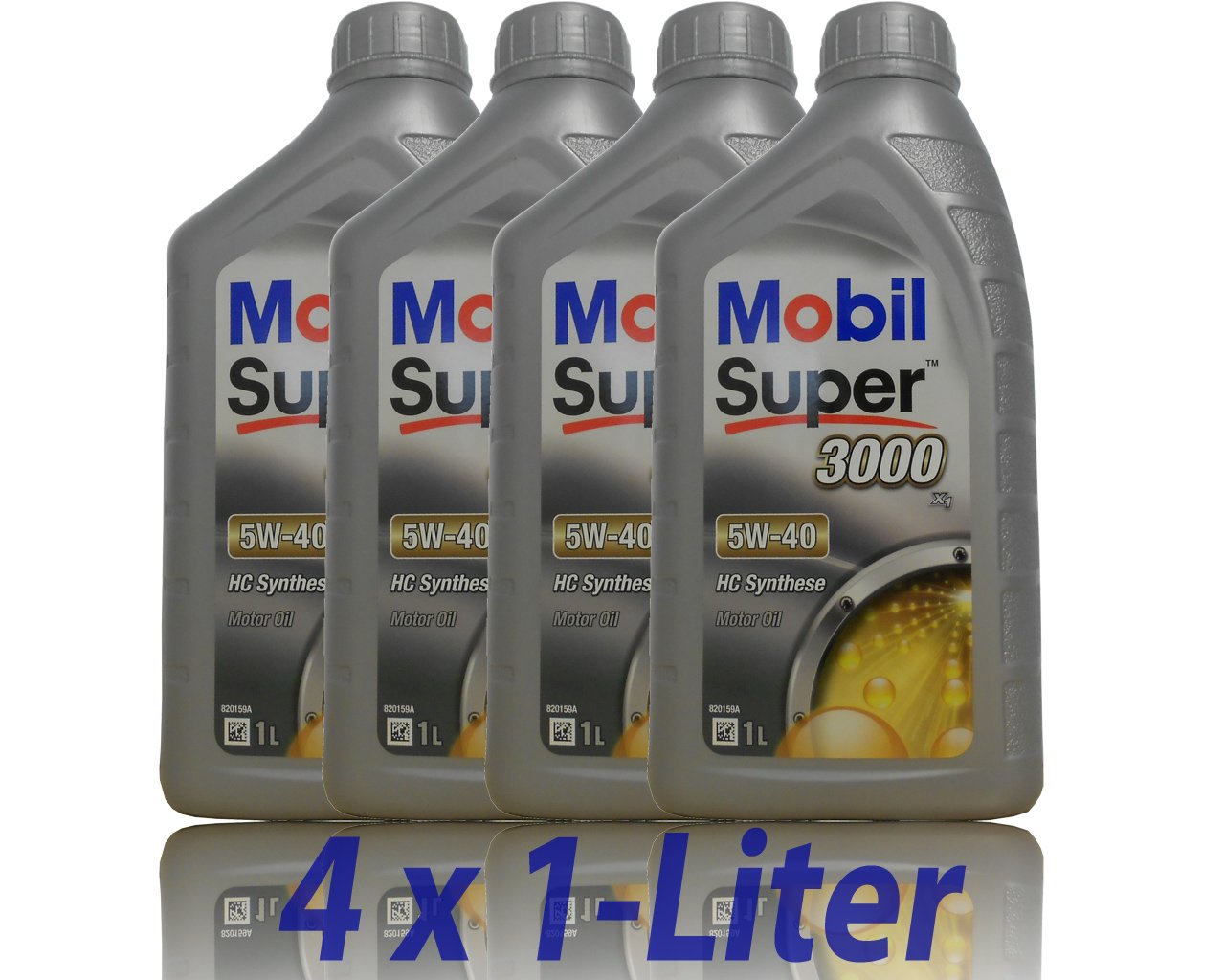 Mobil Super 3000 X1 5W-40 4x1 Liter Motoröl Motorenöl 5W40 Mobil Super 3000 X1 5W-40 4x1 Liter Motoröl Motorenöl 5W40 von PGONA