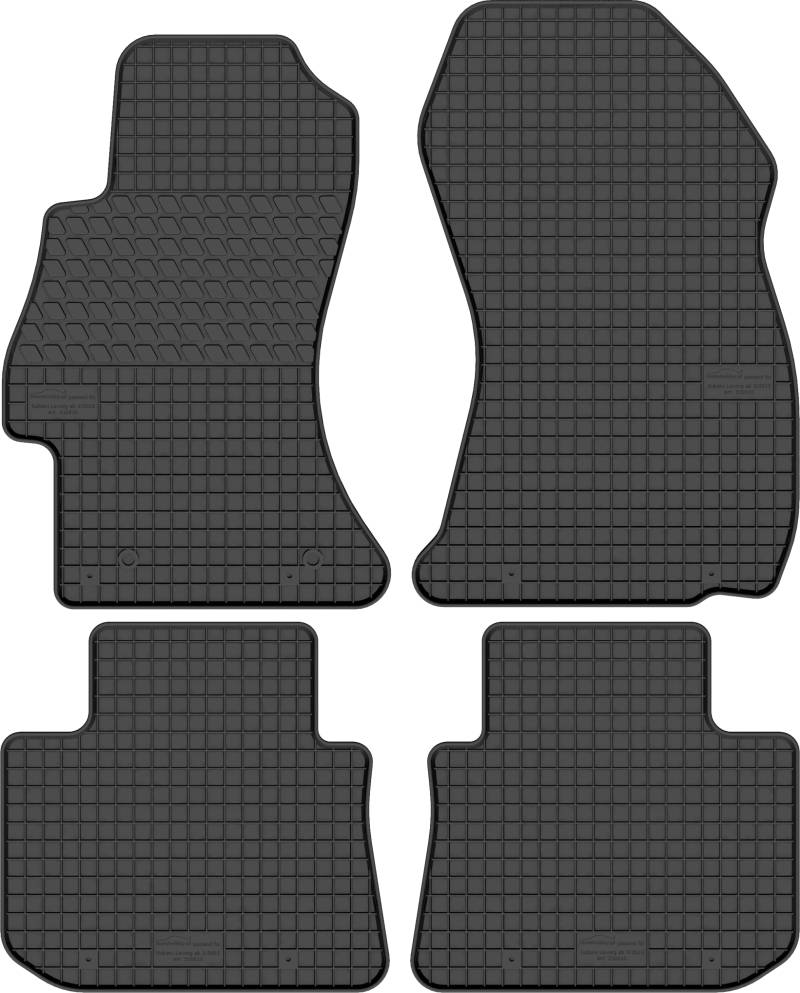 Gummimatten Gummi Fußmatten Satz für Subaru Levorg (2014-2020) - Passgenau von Mobil-Fan