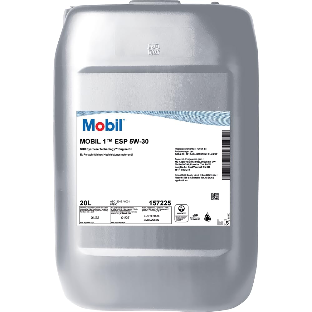 Mobil 1 ESP 5W-30, 20L Mobil 1 ESP 5W-30, 20L von Mobil