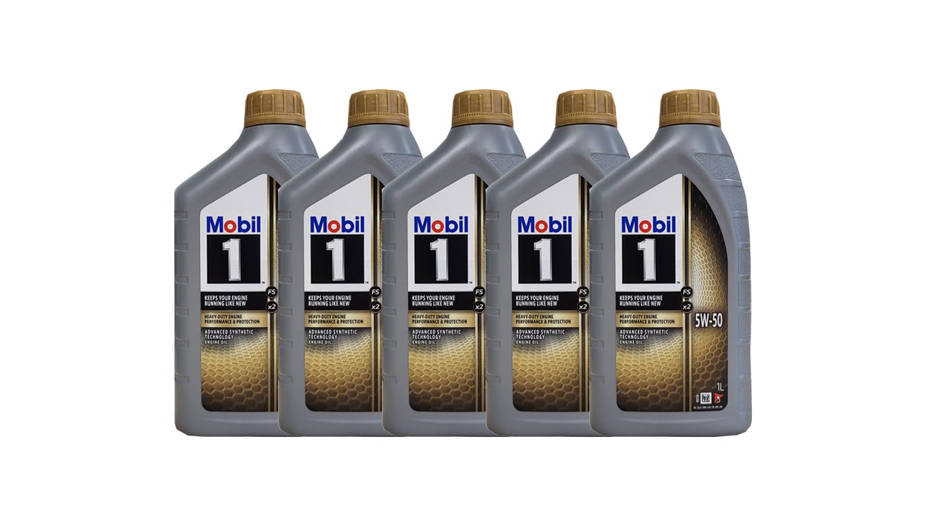 Mobil 1 FS X1 Motoröl Öl 5W-50 5W50 PORSCHE A40 MB 229.3 / 229.1 - 5L 5 Liter von Mobil