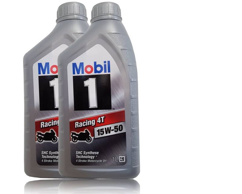 Mobil 1 Racing 4T 15W-50 2x1 Liter von Mobil 1