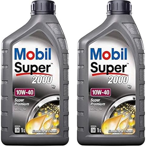 Mobil Super 2000 X1 10W-40, 1L (Packung mit 2) von Mobil