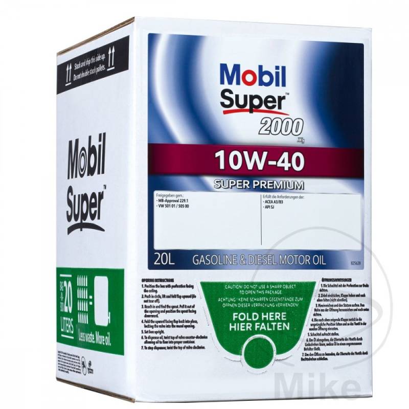Mobil Super 2000 X1 10W-40 20 Liter BAG-IN Box von Mobil