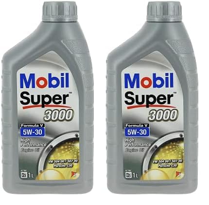 Mobil Super 3000 Formula V 5W-30, 1L (Packung mit 2) von Mobil
