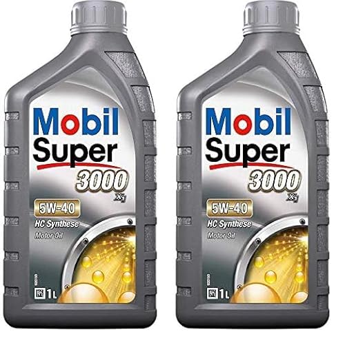Mobil Super 3000 X1 5W-40, 1L (Packung mit 2) von Mobil