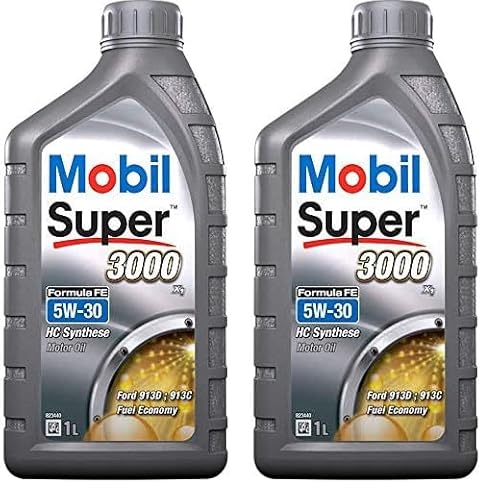 Mobil Super 3000 X1 Formula FE 5W-30, 1L (Packung mit 2) von Mobil