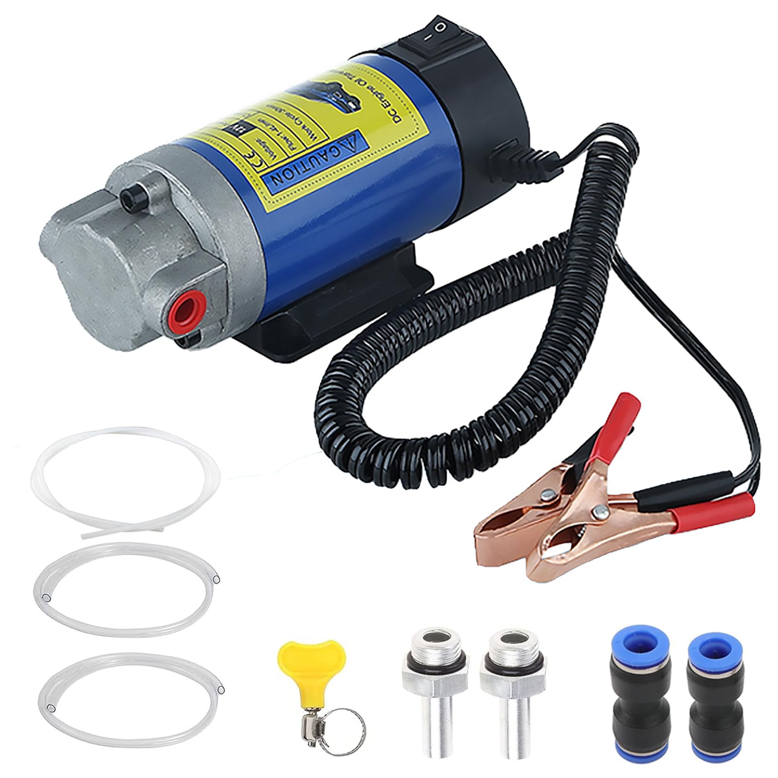 Mocoli Dieselpumpe, 12V 100W Ölabsaugpumpe Elektrisch Diesel Absaugpumpe Ölwechselpumpe mit 3 Rohren für Motorölwechsel Ölpumpe,Tragbare Elektrische Selbstansaugende Diesel für Auto,Motorrad,Boot,LKW Mocoli Dieselpumpe, 12V 100W Ölabsaugpumpe Elektrisch Diesel Absaugpumpe Ölwechselpumpe mit 3 Rohren für Motorölwechsel Ölpumpe,Tragbare Elektrische Selbstansaugende Diesel für Auto,Motorrad,Boot,LKW von Mocoli