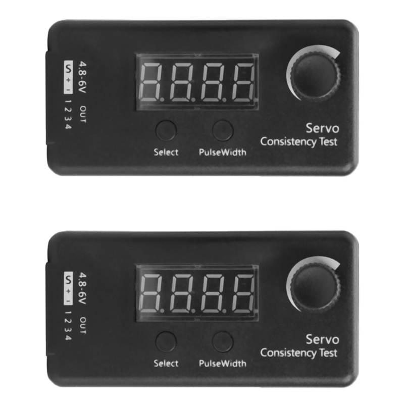 Mocturnity 2X Mini 3 Digital Servo/ESC Konsistenz Tester Lenk Getriebe Messung für RC Hubschrauber Flugzeug Auto Werkzeug von Mocturnity