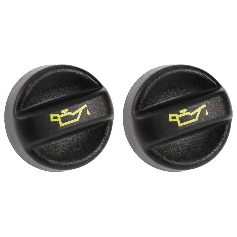 Mocturnity 2X Öl Einfüllen Deckel 9670015080 1180S5 9674157180 Passend für 207 208 301 508 2008 3008 5008 C3 C4 C5 B-MAX C-MAX von Mocturnity