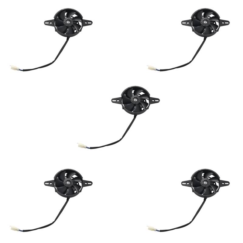 Mocturnity 5X Oelkuehler Wasserkuehler Neuer Elektrischer Kuehler Ventilator Fuer Chinesisches ATV Viererkabel Go Kart Motorrad 150Cc 200Cc 250Cc von Mocturnity
