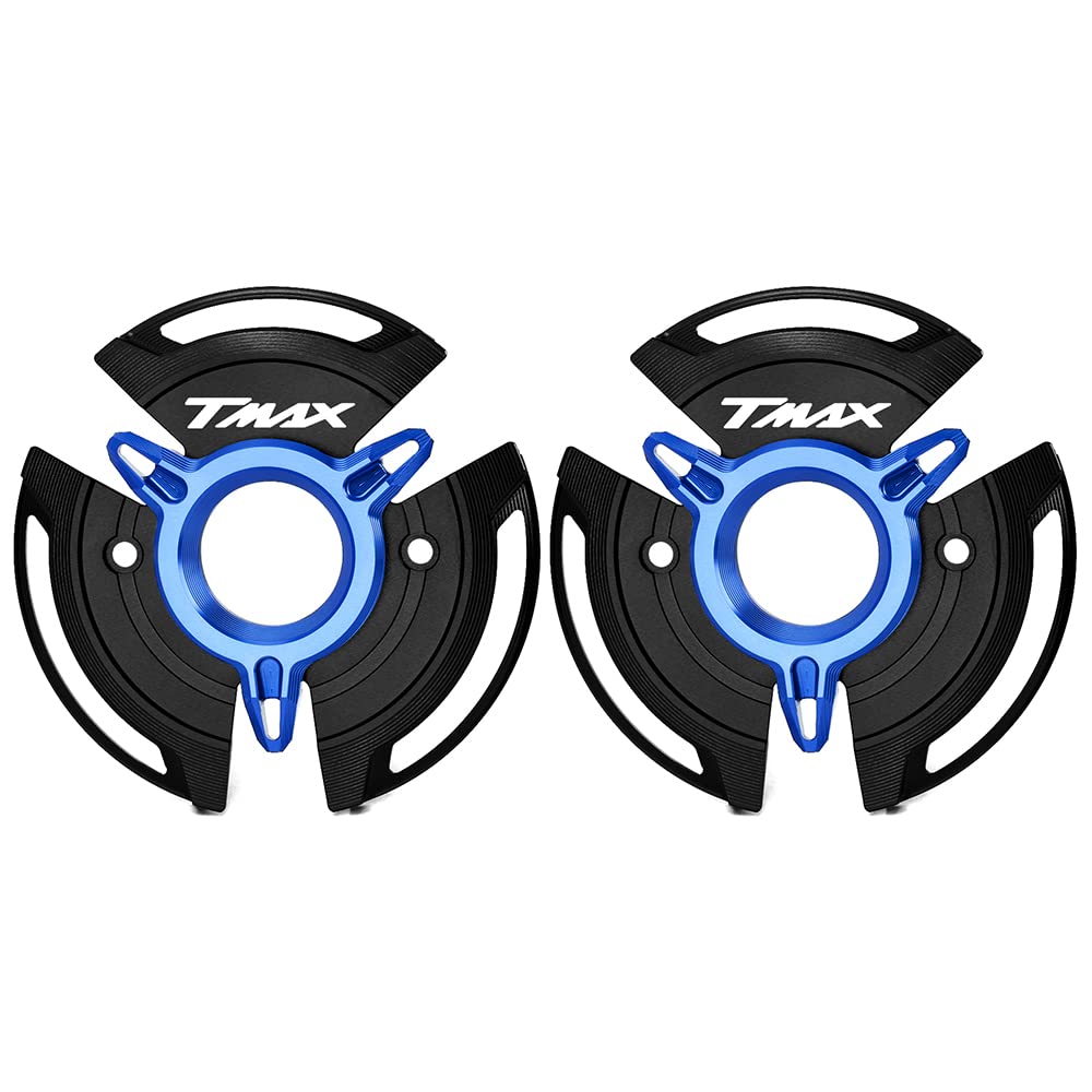 Modeer Für Yamaha Tmax 560 Tech Max 2020-2024+ Tmax 530 DX/SX 2017-2019 Motorrad Sturzpad Schutz Motor Stator Abdeckung Schutz tmax560 techmax tmax530 dx sx Zubehör (Blau-1) von Modeer