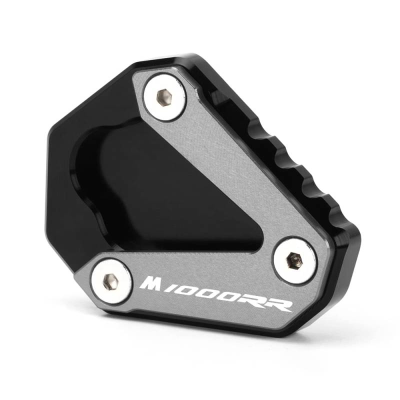 Modeer Kompatibel mit M1000RR 2021-2025 Motorradständer Fuß Seitenständer Verlängerungspolster Stützplatte Pedal m 1000 rr Zubehör (Grau) von Modeer