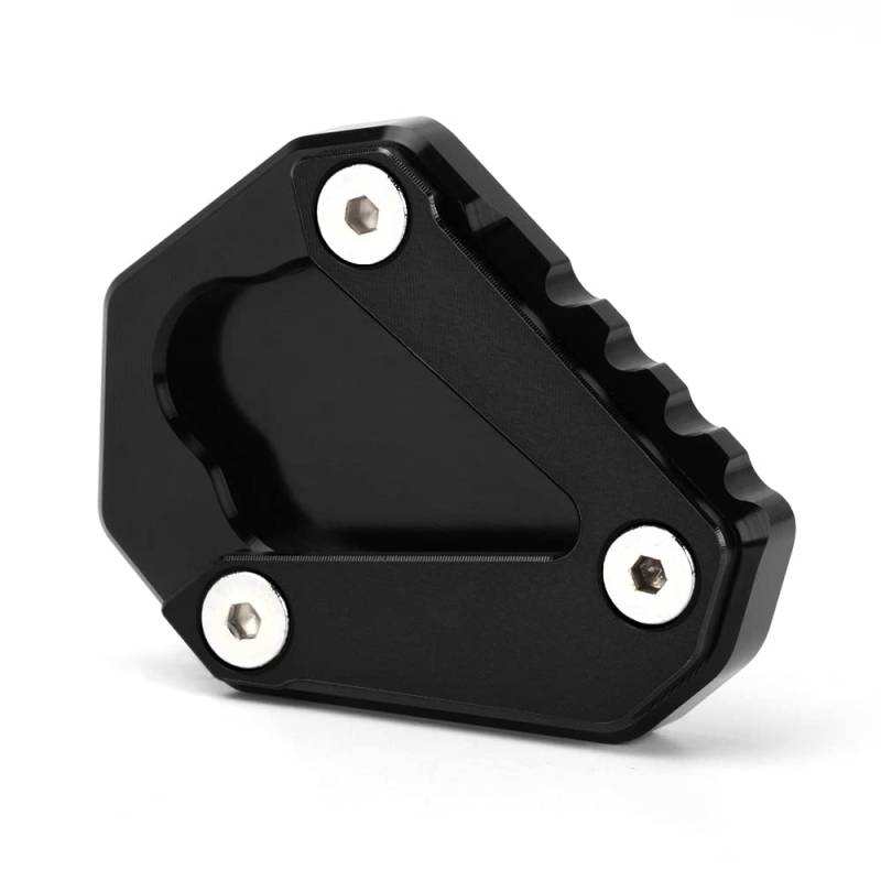 Modeer Motorrad Seitenständer Kompatibel mit S1000RR 2019-2025 S1000R M1000RR 2021-2025 M1000R 2023-2025 Verlängerungspolster Stützplatte Pedal s1000 r rr m 1000 r rr Zubehör (Schwarz) von Modeer