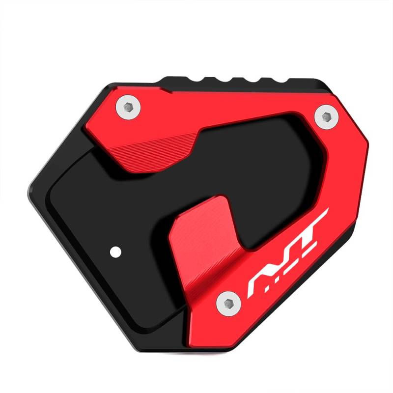 Modeer Kompatibel mit Hon.da NT 1100 / NT1100 DCT 2022 2023 2024 2025 Motorrad CNC seitenständer Fußseiten Verlängerungspolster nt 1100 Zubehör (NT-Rot) von Modeer