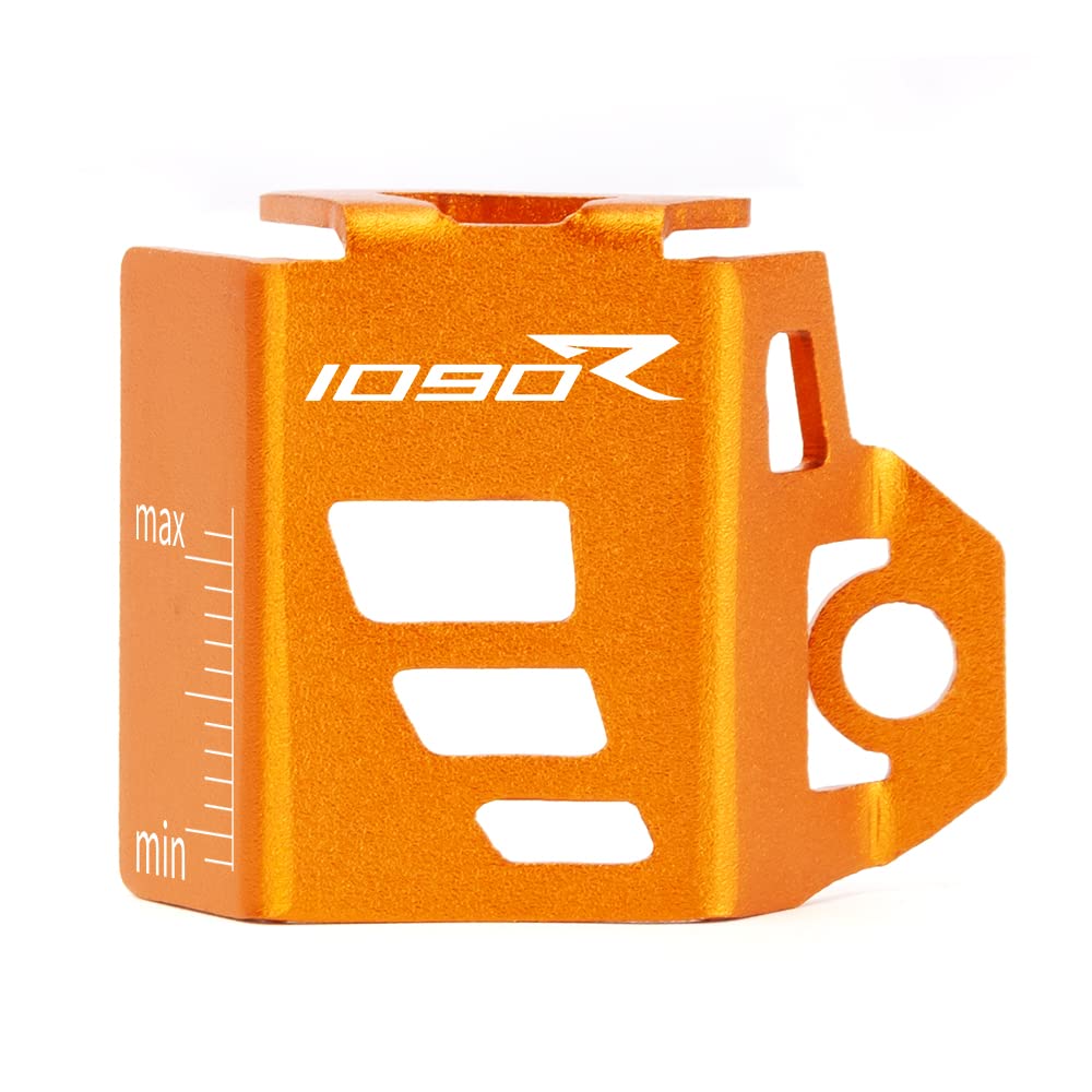 Modeer Kompatibel mit KTM 1090 Adventure R 2016-2021 Motorrad Hinterer Bremsflüssigkeitsbehälter Schutzabdeckung Schutz 1190r Adventure Zubehör (Orange) von Modeer