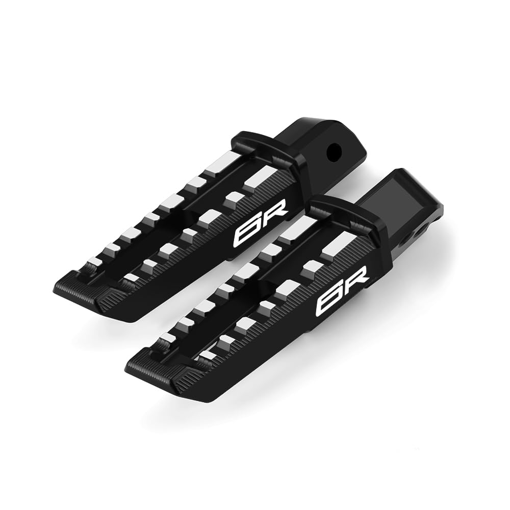 Modeer Motorrad Fußrasten hinten, Soziusauflagepedal Für ZX6R 2003-2021 2022 2023 2024 CNC Soziusabdeckung zx-6r zx6r zx 6r Zubehör (black) von Modeer