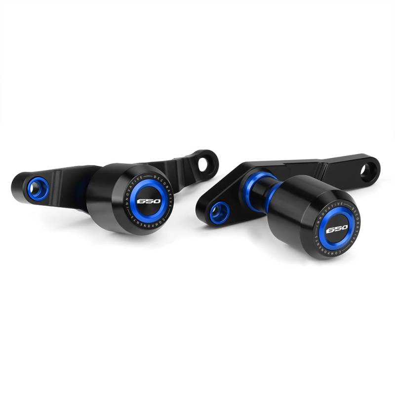 Modeer Motorrad Sturzpads Kompatibel mit Hon.da CB650R / E-Clutch CBR650R / E-Clutch 2024 2025 Antikollision Rahmen Slider Sturzschutz cb 650r cbr 650 r zubehör (blau) von Modeer