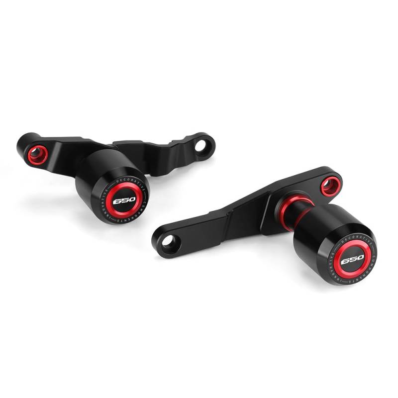 Modeer Motorrad Sturzpads Kompatibel mit Hon.da CB650R / E-Clutch CBR650R / E-Clutch 2024 2025 Antikollision Rahmen Slider Sturzschutz cb 650r cbr 650 r zubehör (rot) von Modeer