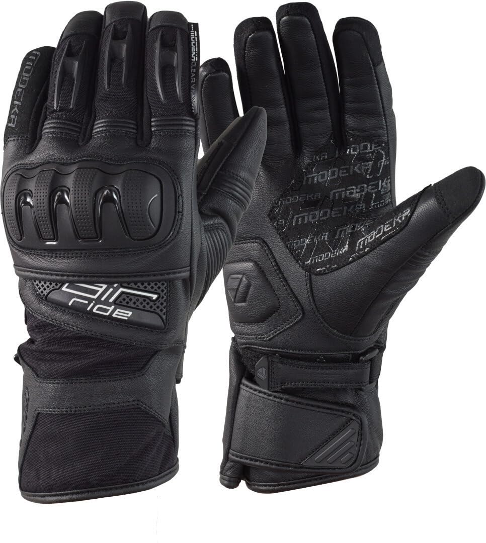 Modeka Air Ride Dry II wasserdichte Motorradhandschuhe Lederhandschuhe, 13 von Modeka