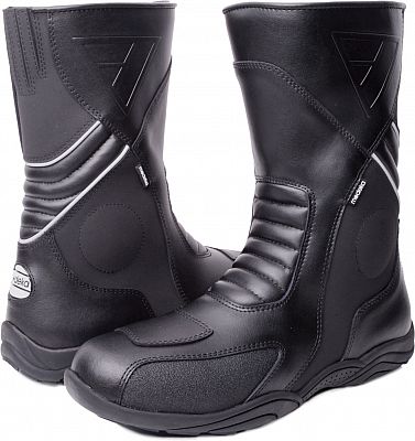 Modeka Assen Evo, Stiefel - Schwarz - 47 EU von Modeka