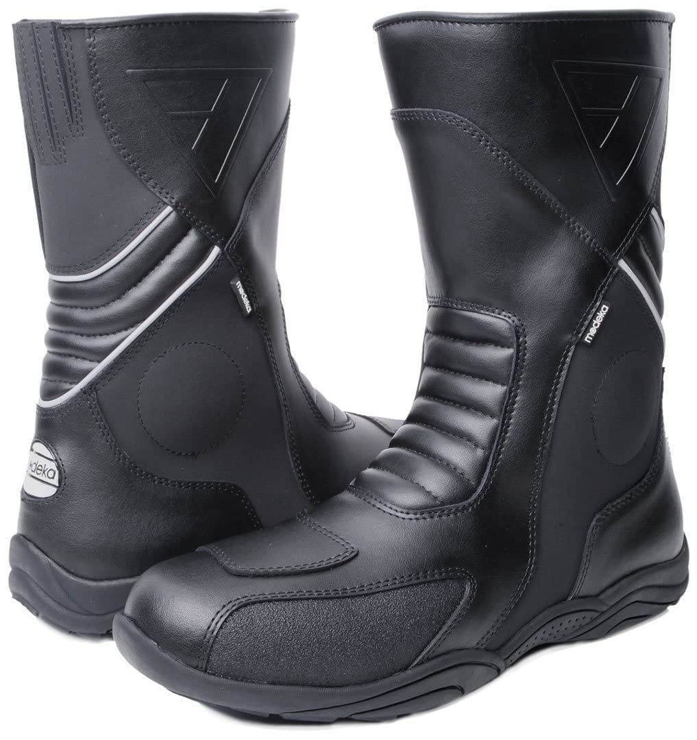 Modeka Assen Evo Motorradstiefel (Black,44) von Modeka