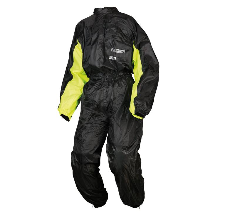 Modeka Black Rain Regenkombi 1 Teiler, schwarz/gelb, L von Modeka