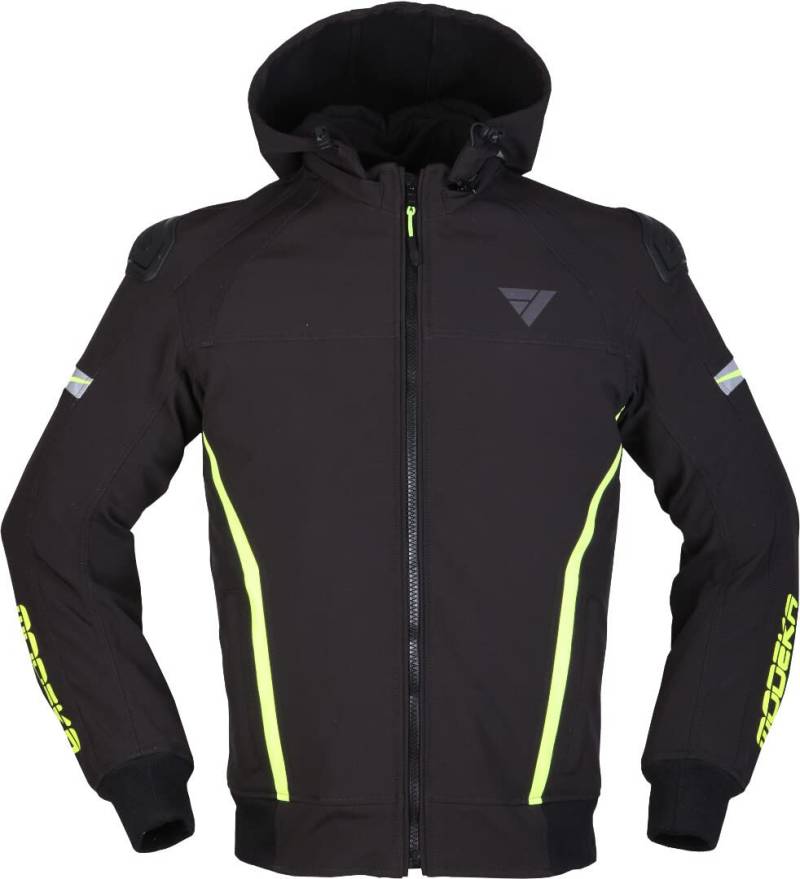 Modeka Clarke Sport Motorrad Jacke, schwarz/gelb, M von Modeka