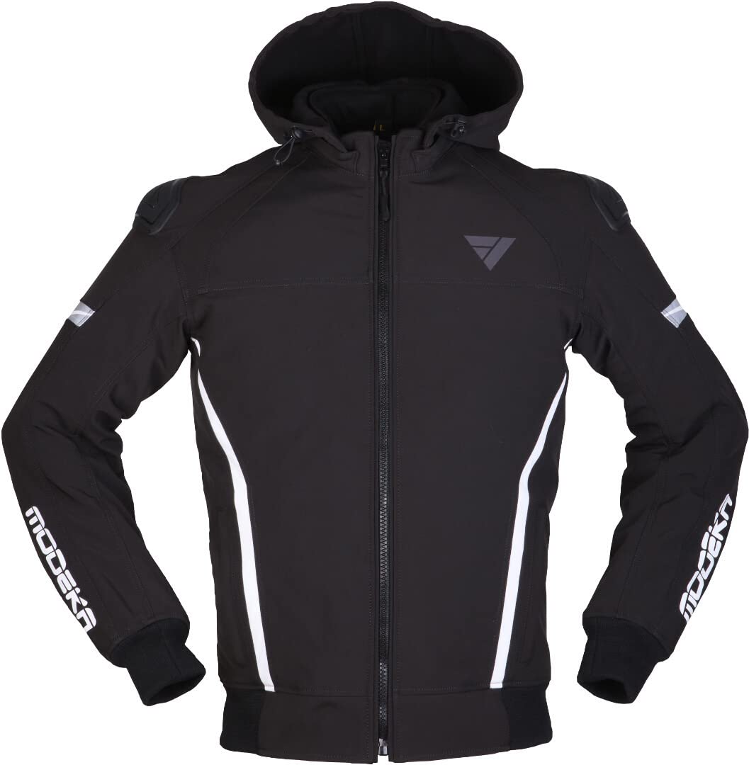Modeka Clarke Sport Motorrad Jacke (Black/White,XS) von Modeka