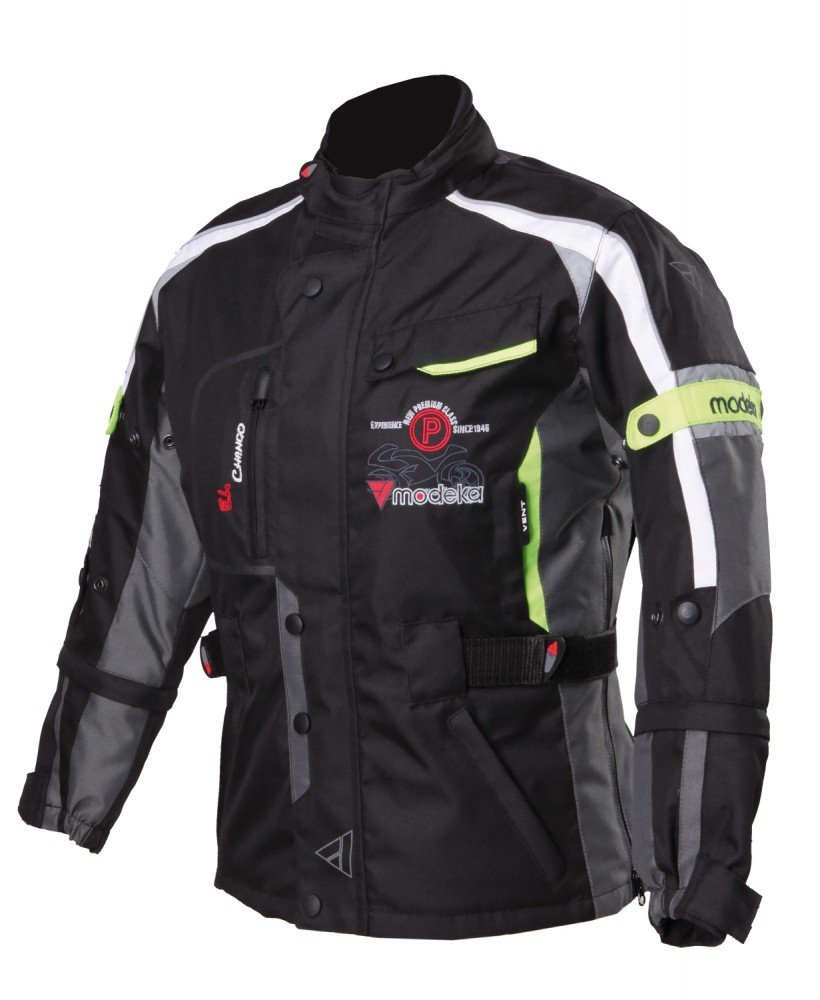 Modeka El Chango Kinder Textiljacke 128 Schwarz/Gelb Modeka El Chango Kinder Textiljacke 128 Schwarz/Gelb von Modeka