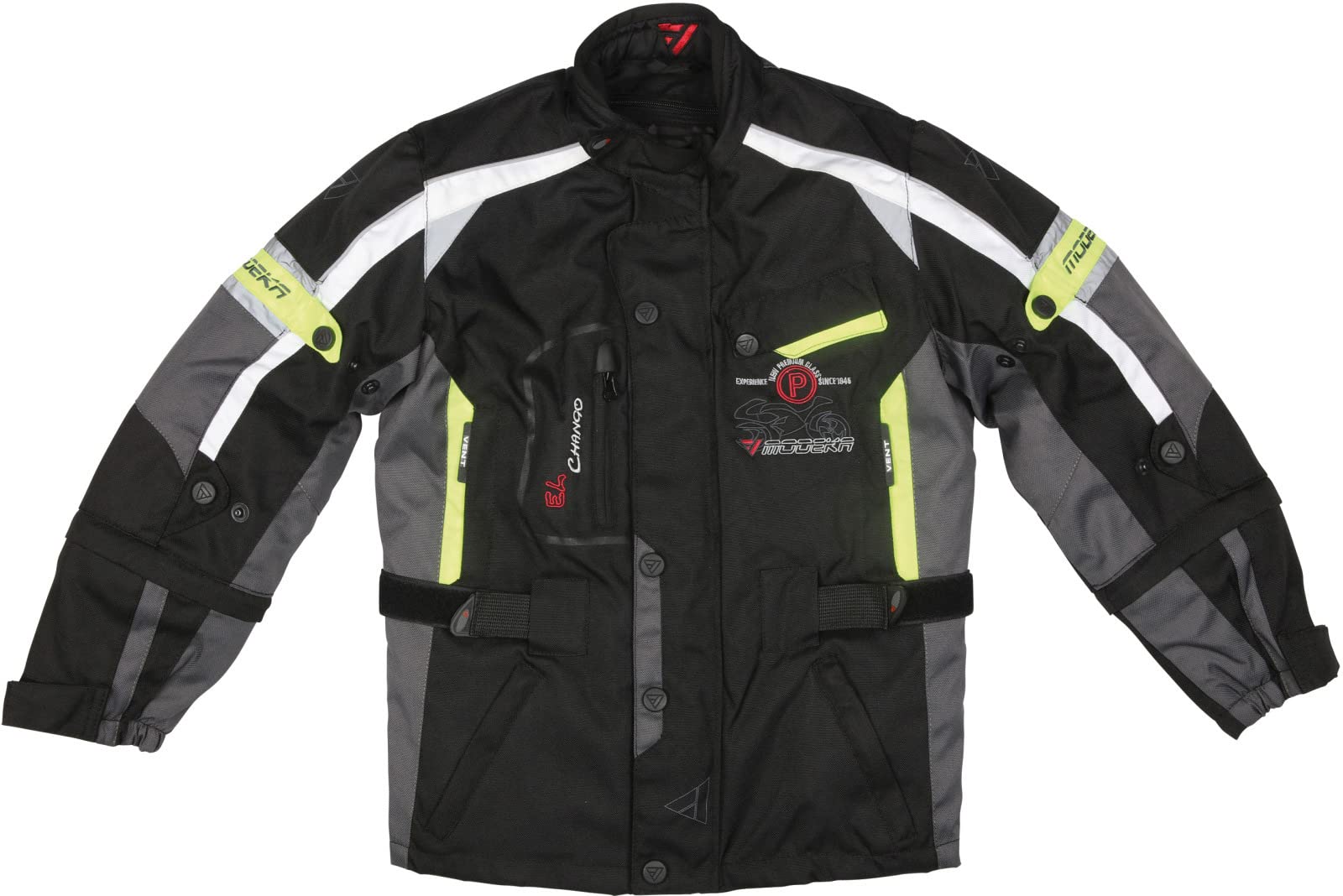 Modeka El Chango Kinder Textiljacke 152 Schwarz/Gelb Modeka El Chango Kinder Textiljacke 152 Schwarz/Gelb von Boppon
