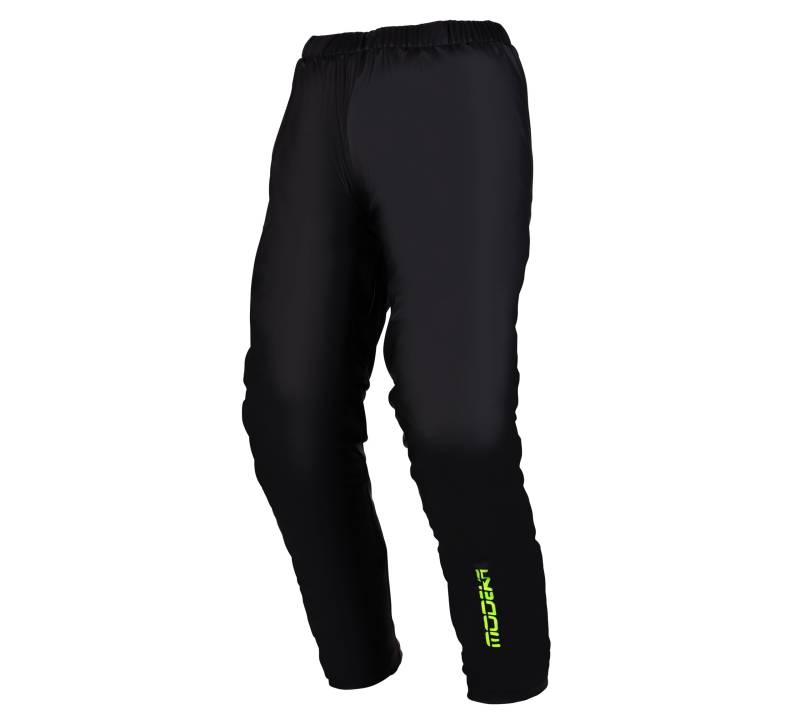 Modeka Flex Dry Regenhose schwarz wasserdicht Stretch leicht platzsparend 40 cm Reißverschluss, M von Modeka