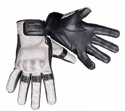 Modeka Hot Two, Handschuhe - Hellgrau/Schwarz - 8 von Modeka